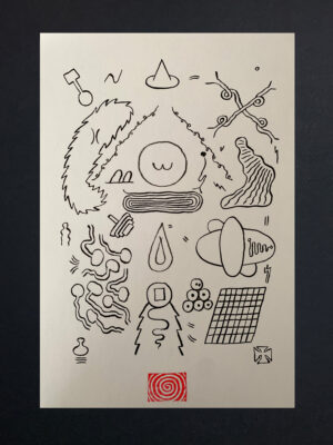 Hand-Drawn Taoist Cosmic Spell - Passion