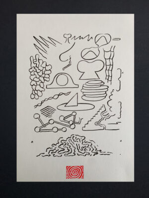 Hand-Drawn Taoist Cosmic Spell - Wealth